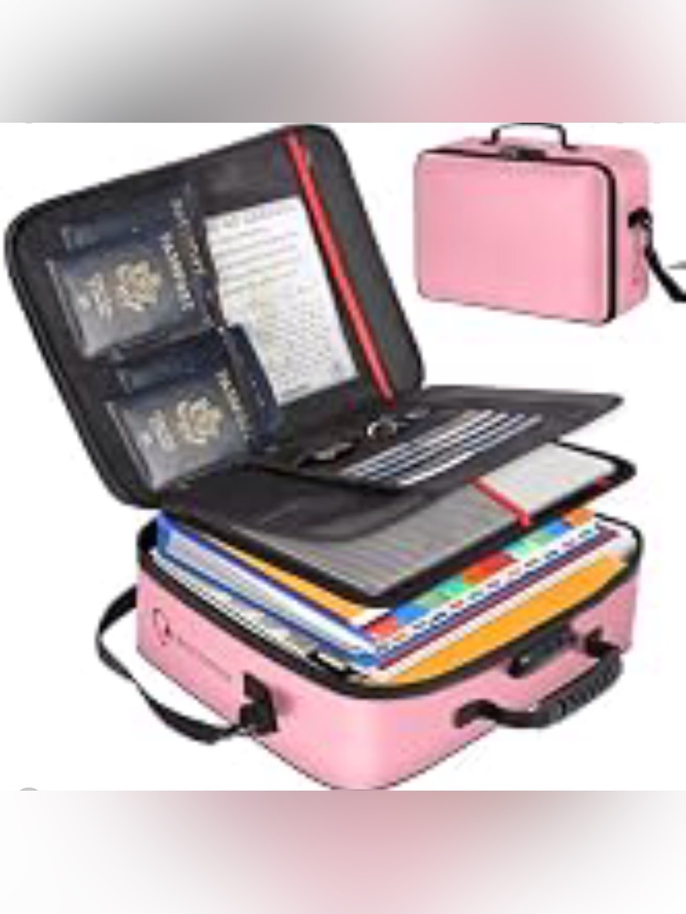 Roloway Fire Proof Bag with lock. Protects your vital documents. Multi layers.